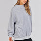 Vrouwen pullover sweatshirt met een opstaande kraag en lange mouwen