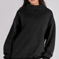Vrouwen pullover sweatshirt met een opstaande kraag en lange mouwen