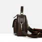 Elegante dubbele laag brede riem Crossbody handtas