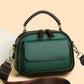 Elegante dubbele laag brede riem Crossbody handtas