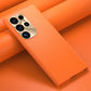 Zachte Leren Telefoonhoes voor Galaxy S-serie