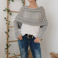💥Vrouwen Gebreide Poncho Met Uitsnijdingen
