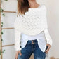 💥Vrouwen Gebreide Poncho Met Uitsnijdingen
