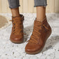 Vrouwen Comfortabele Vintage Enkelboots met Boogondersteuning