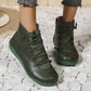 Vrouwen Comfortabele Vintage Enkelboots met Boogondersteuning