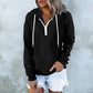 Vrouwen Casual Lange Mouw Half-Zip Hoodie Sweatshirt - 49% Korting! 🎉