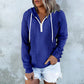 Vrouwen Casual Lange Mouw Half-Zip Hoodie Sweatshirt - 49% Korting! 🎉