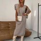 Midi Jurk en Coltrui Set