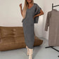 Midi Jurk en Coltrui Set