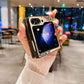 Magnetische flip telefoonhoes met majestueuze vlinderstandaard voor Samsung Z Flip & Fold