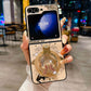 Magnetische flip telefoonhoes met majestueuze vlinderstandaard voor Samsung Z Flip & Fold