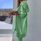 Sweatshirt met Capuchon & Jogger Leggings 2-delige set
