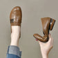 Vrouwen ronde teen platte hak schoenen
