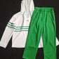 Gestreepte hoodie en broek voor dames