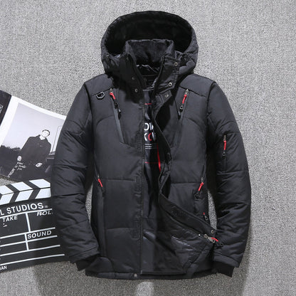 Witte Eendendons Parka Winter Warm Jasje voor heren