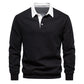 🔥Uitverkoop 49% korting🎉Heren Casual Katoenen Sweatshirt met Lange Mouwen en Revers