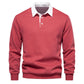 🔥Uitverkoop 49% korting🎉Heren Casual Katoenen Sweatshirt met Lange Mouwen en Revers