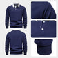 🔥Uitverkoop 49% korting🎉Heren Casual Katoenen Sweatshirt met Lange Mouwen en Revers