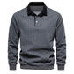 🔥Uitverkoop 49% korting🎉Heren Casual Katoenen Sweatshirt met Lange Mouwen en Revers