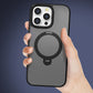 Matte Magnetische Telefoonhoes met Draaibare Houder voor iPhone 13-16 Serie