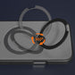 Matte Magnetische Telefoonhoes met Draaibare Houder voor iPhone 13-16 Serie