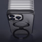 Matte Magnetische Telefoonhoes met Draaibare Houder voor iPhone 13-16 Serie