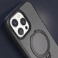 Matte Magnetische Telefoonhoes met Draaibare Houder voor iPhone 13-16 Serie