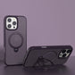 Matte Magnetische Telefoonhoes met Draaibare Houder voor iPhone 13-16 Serie