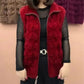 Dames Modieuze Mouwloos Warm Nepbont Wintervest