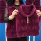 Dames Modieuze Mouwloos Warm Nepbont Wintervest