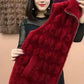 Dames Modieuze Mouwloos Warm Nepbont Wintervest