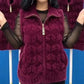 Dames Modieuze Mouwloos Warm Nepbont Wintervest