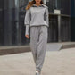 💥Sportieve 2-delige set voor dames🍂 – top met halve rits en bijpassende joggingbroek