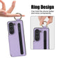 PU lederen portemonnee telefoonhoesje met penhouder voor Samsung Z Fold3/4/5/6