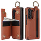 PU lederen portemonnee telefoonhoesje met penhouder voor Samsung Z Fold3/4/5/6