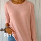Dames Casual Lange Mouwen Effen Kleur Knop T-Shirt