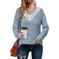 Dames Kant V-hals Losse Pasvorm Pullover Shirt