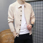 Heren Casual Revers Gebreide Cardigan