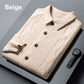 Heren Casual Revers Gebreide Cardigan