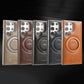 Magnetische PU-lederen Hoesje met 360° Draaibare Beugel voor Galaxy S23-24 Serie