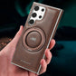 Magnetische PU-lederen Hoesje met 360° Draaibare Beugel voor Galaxy S23-24 Serie