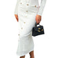 Elegante Slanke Damesjurk met Ronde Hals