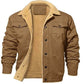 Retro Western winterfleecejacket voor heren