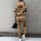 Sweatshirts met capuchon en broek 2-delige set voor dames