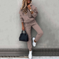 Sweatshirts met capuchon en broek 2-delige set voor dames