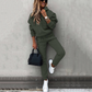 Sweatshirts met capuchon en broek 2-delige set voor dames