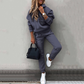 Sweatshirts met capuchon en broek 2-delige set voor dames