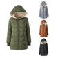 Warme Damesjas met Capuchon en Rits