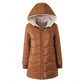 Warme Damesjas met Capuchon en Rits