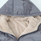 Warme Damesjas met Capuchon en Rits
